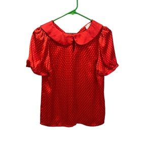 Karen Walker Women's Short Sleeve Blouse